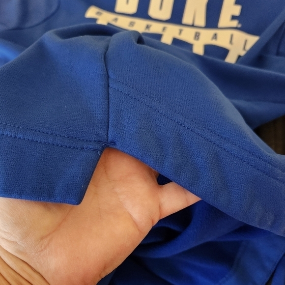 Duke Nike Dri Fit Mens Basketball Drop Circuit Pullover Hoodie Blue, sz Lg - Picture 7 of 10